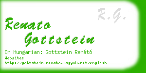 renato gottstein business card